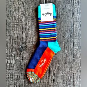 NWT Happy Socks Striped Socks Size 5.5-9.5